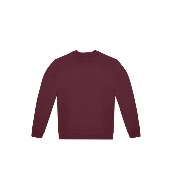 Burgunderrot Classic Crew Abschluss Sweater – Bild 14