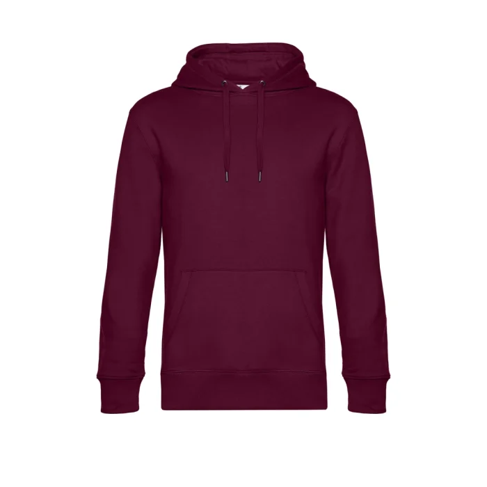 Kirschrot Classic Crew Abschluss Hoodie – Bild 12