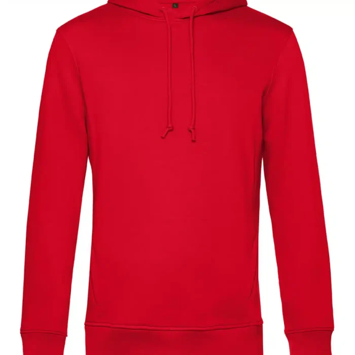 P_WU33B_inspire-hooded_red_front Bio Crew Abschluss Hoodie – Bild 14