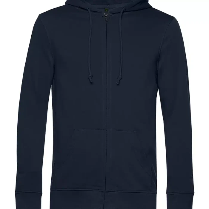 P_WU35B_inspire-zipped-hood_navy-blue_front Bio Crew Abschluss Zip – Bild 15