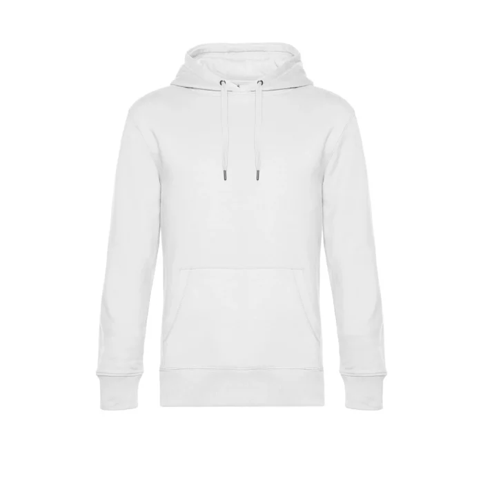 Weiß Classic Crew Abschluss Hoodie – Bild 2