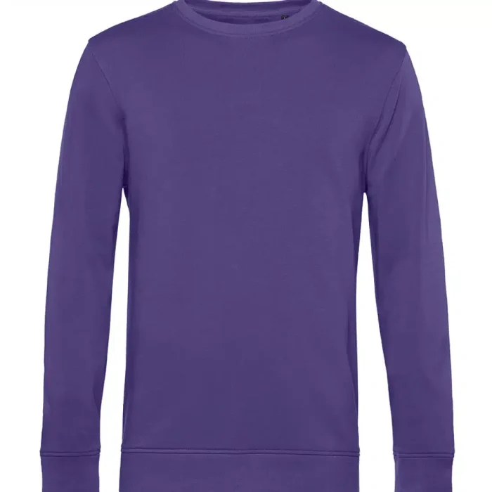 leucht-lila Bio Crew Abschluss Sweatshirt – Bild 16