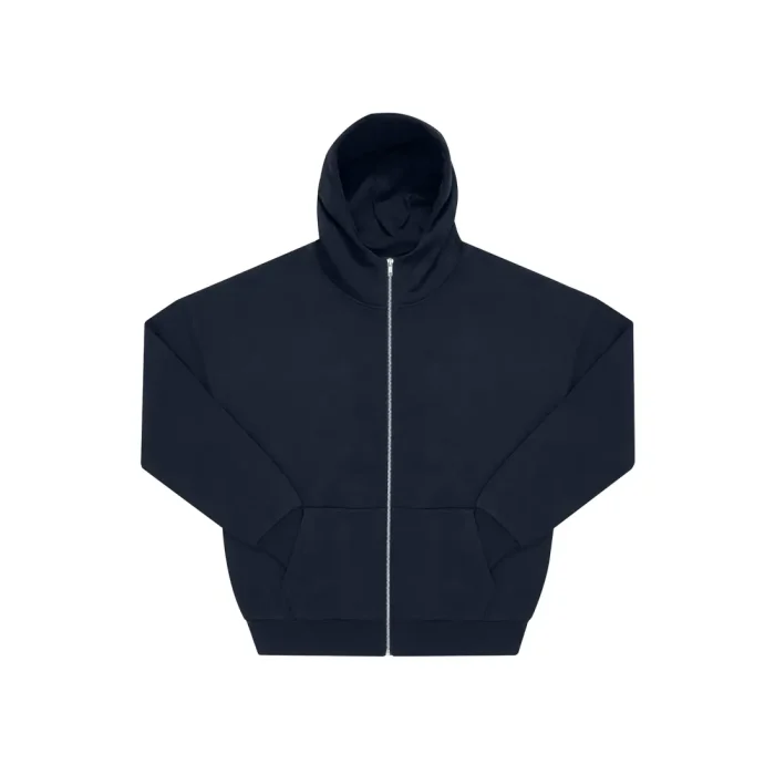 navy Oversize Crew Abschluss Zip – Bild 8
