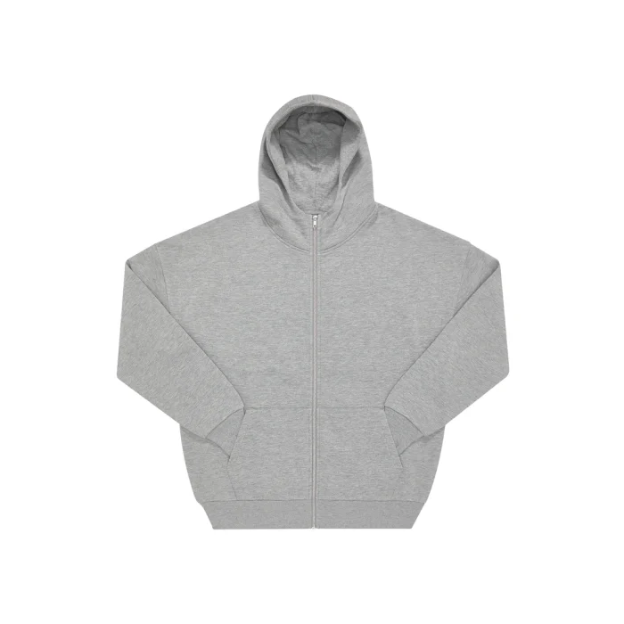 sportgrau Oversize Crew Abschluss Zip – Bild 6