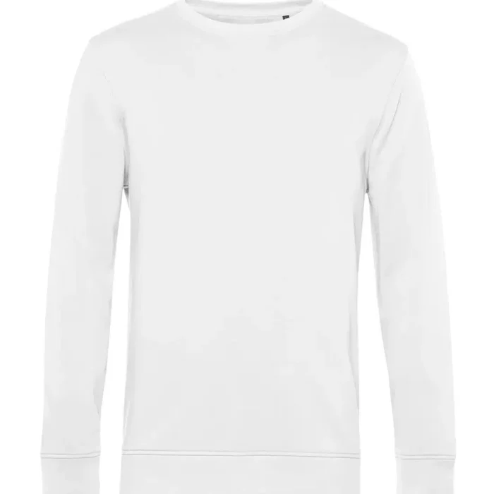 weiß Bio Crew Abschluss Sweatshirt – Bild 4