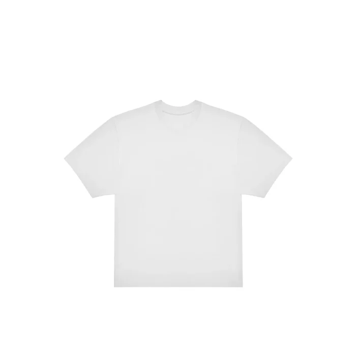 weiß Oversize Shirt Crew Abschluss T-Shirt – Bild 12