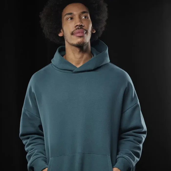 wg002-bc-02 Oversize Crew Abschluss Hoodie – Bild 3